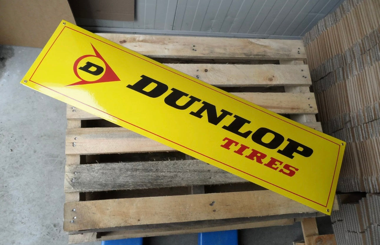Dunlop Tyres Enamel Sign #A27