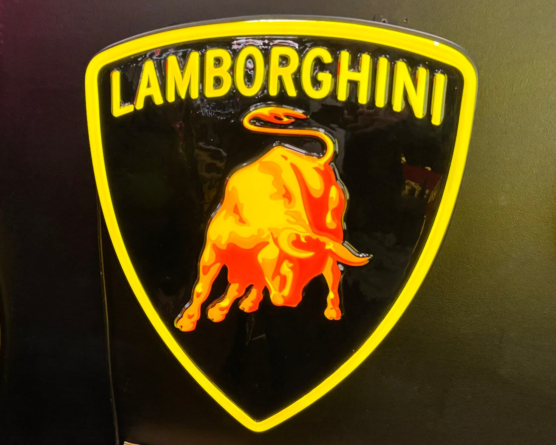 Lamborghini Dealership Illuminated Sign #D27