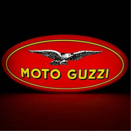 Moto Guzzi Illuminated Logo Sign #D26