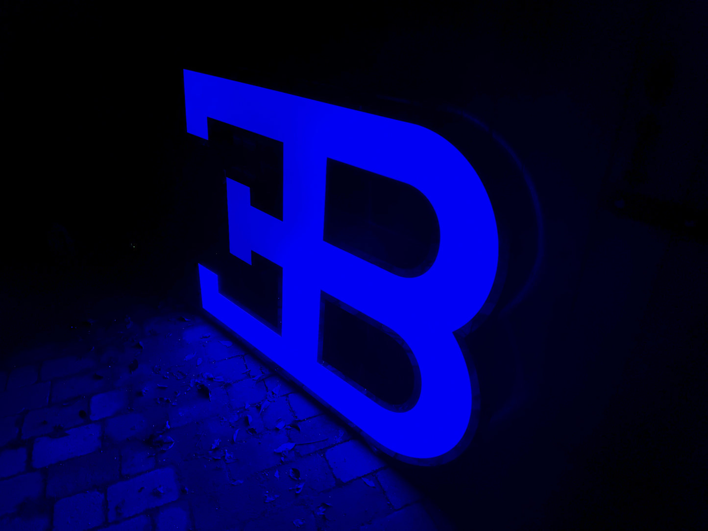 Bugatti EB Dealership Illuminated Logo Sign #D1