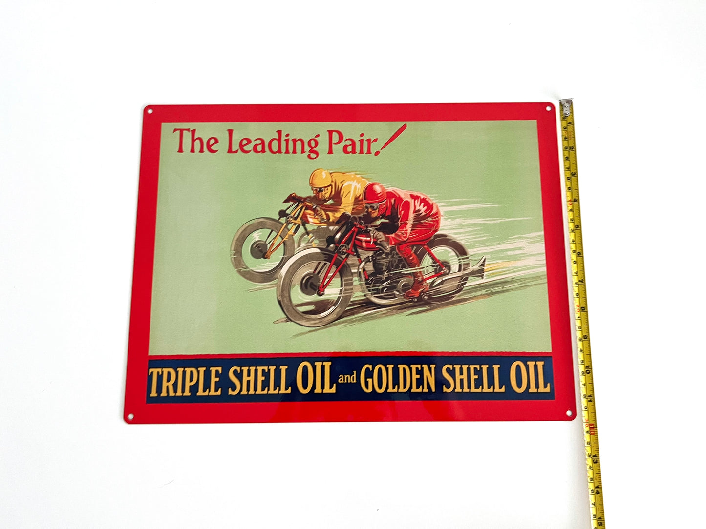 Shell Oil Leading Pair Metal Sign #A101