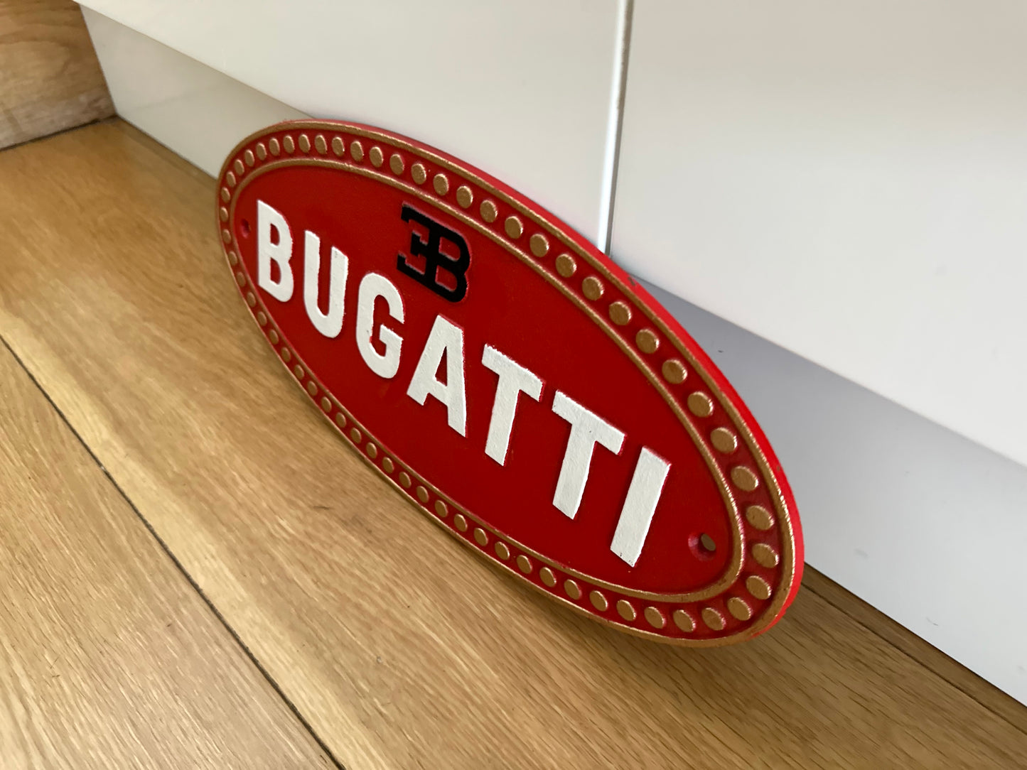 Bugatti Metal Logo Sign #A21