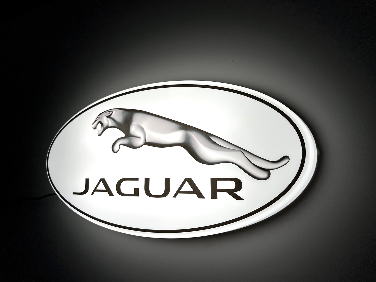 Jaguar Oval Illuminated Logo Sign #B39