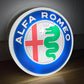 Alfa Romeo Round Illuminated Logo Sign #B4