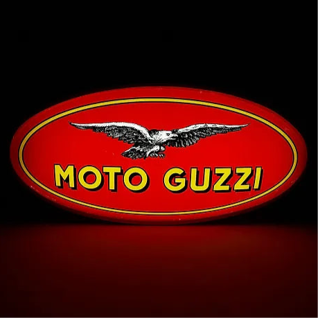 Moto Guzzi Illuminated Logo Sign #D26