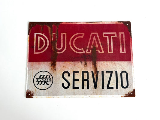 Ducati Vintage Metal Sign #A26