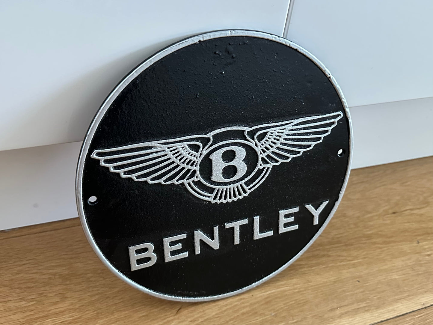 Bentley Round Metal Plaque Sign #A12