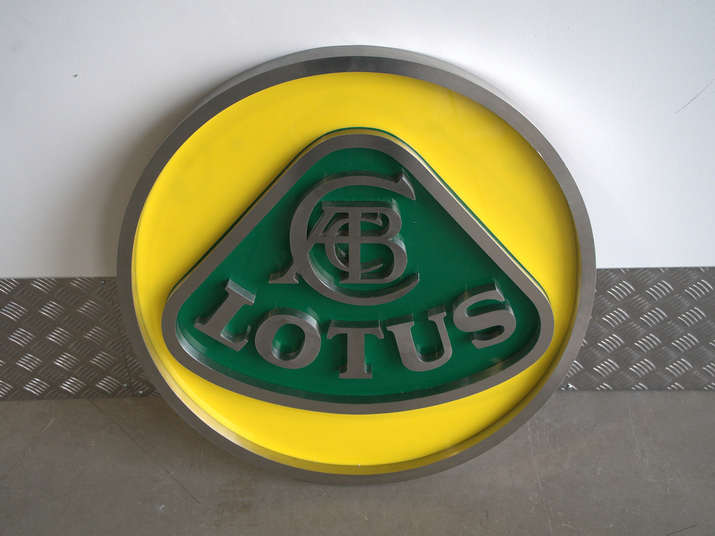 Lotus Dealership Crest Logo Sign #D52