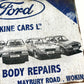 Ford Erskine Vintage Metal Sign #A76