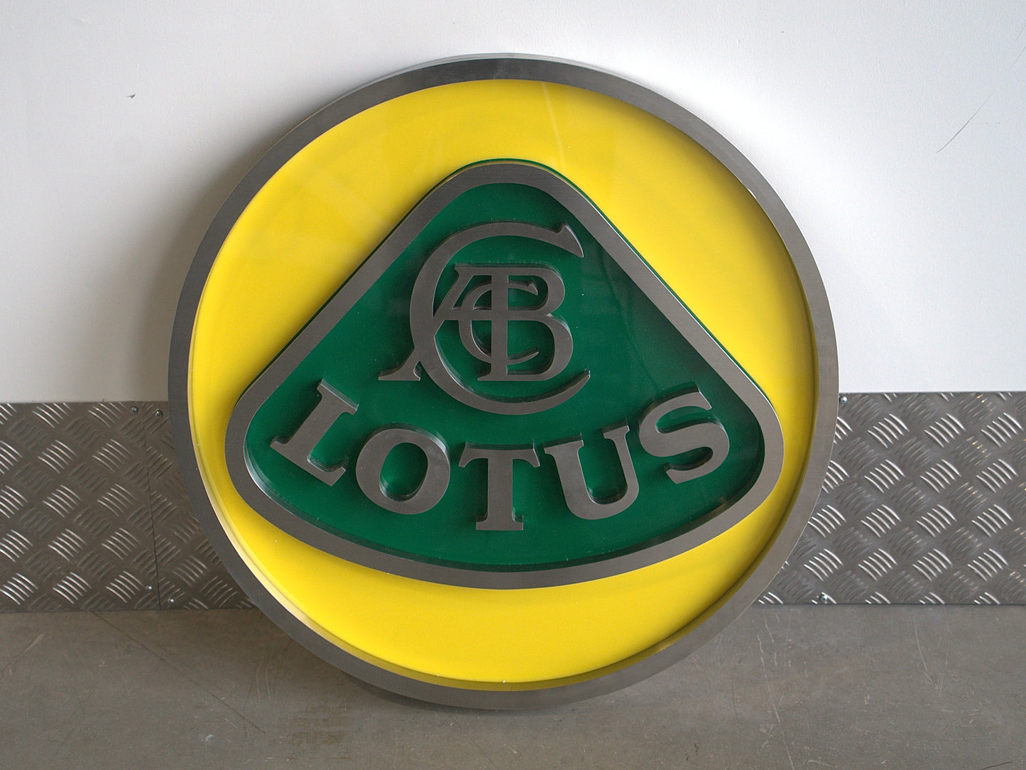 Lotus Dealership Crest Logo Sign #D52