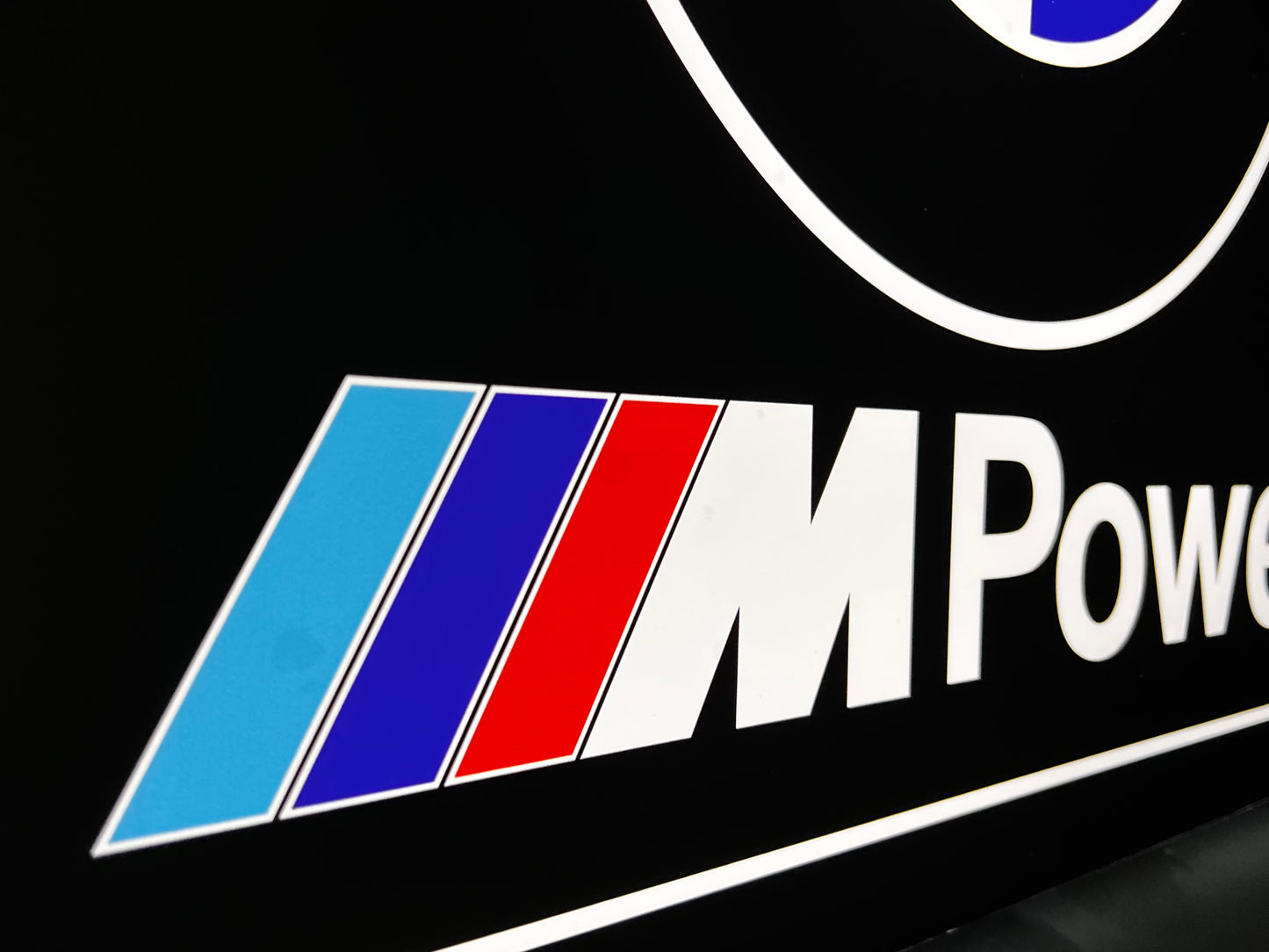 BMW M Power Illuminated Logo Sign #B13