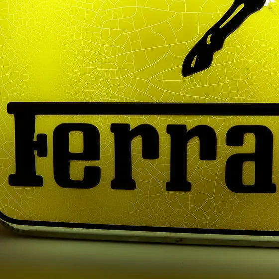 Ferrari Illuminated Logo Sign #D25