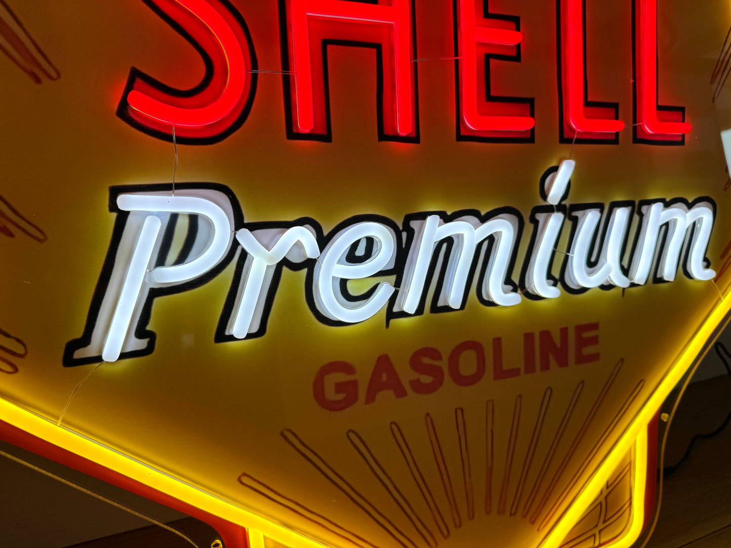 Shell Premium Gas Neon Sign #N137