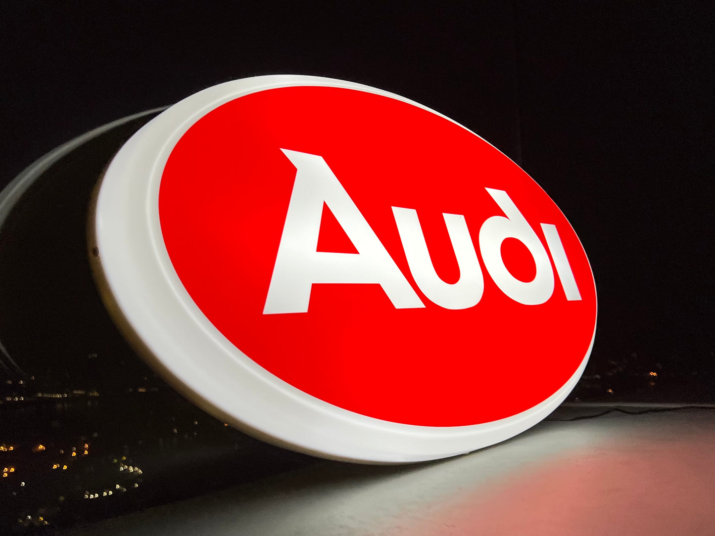 AUDI Illuminated Logo Sign #B7