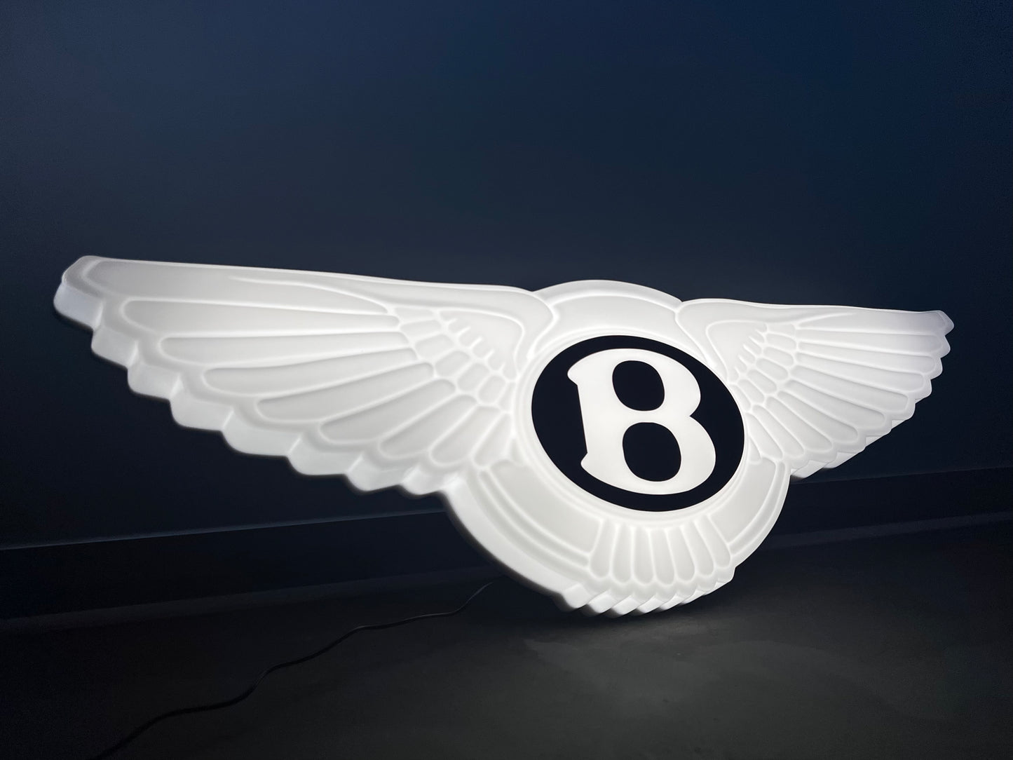 Bentley Wings Illuminated Logo Sign #B11
