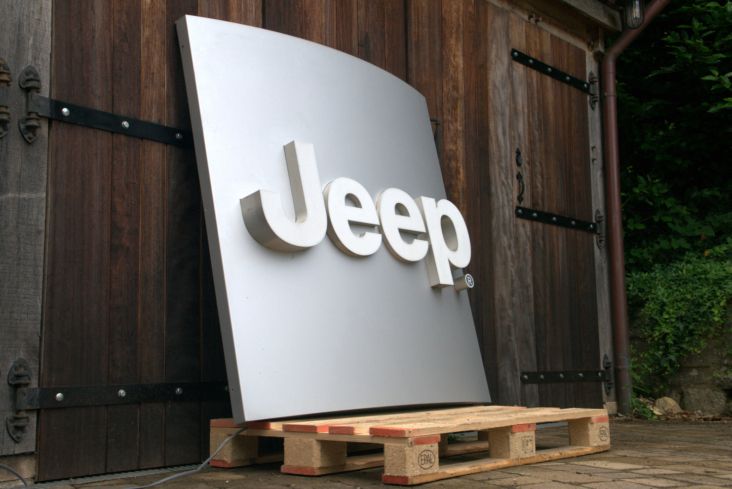Jeep Dealership Illuminated Logo Sign #D48