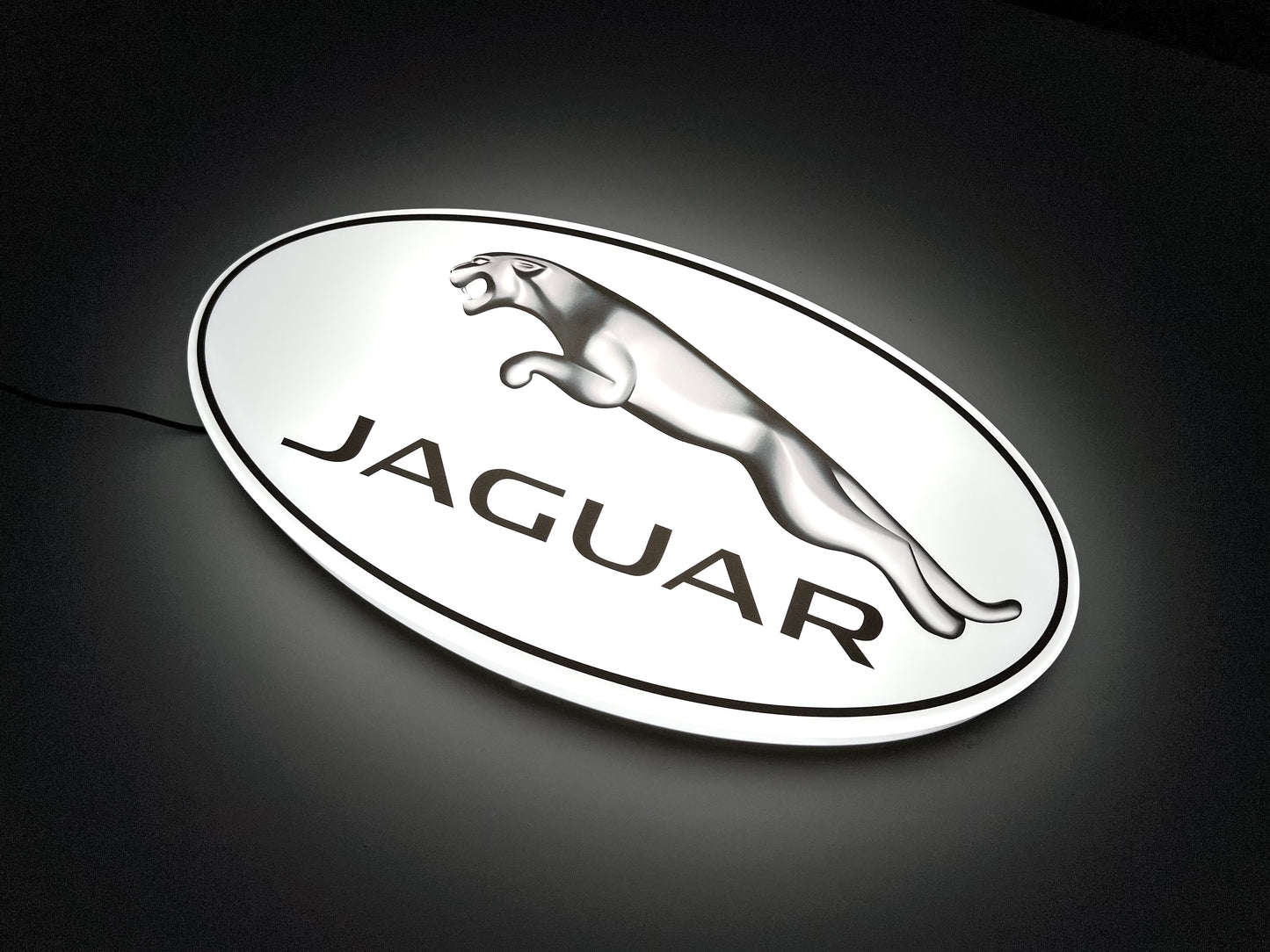 Jaguar Oval Illuminated Logo Sign #B39