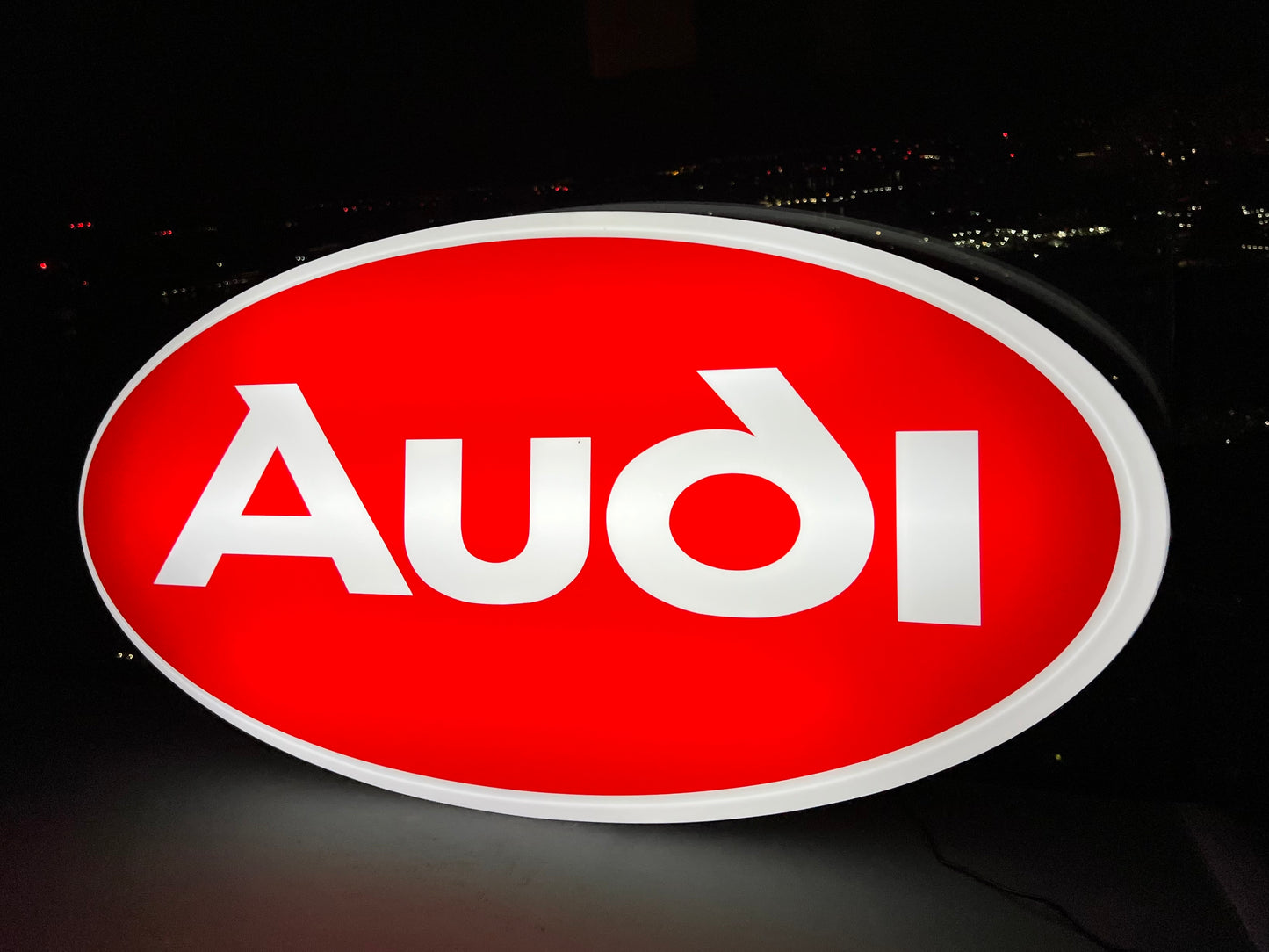AUDI Illuminated Logo Sign #B7