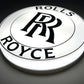 Rolls Royce Round Illuminated Logo Sign #B61