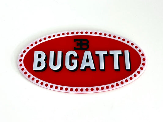 Bugatti Acrylic Logo Sign #A20