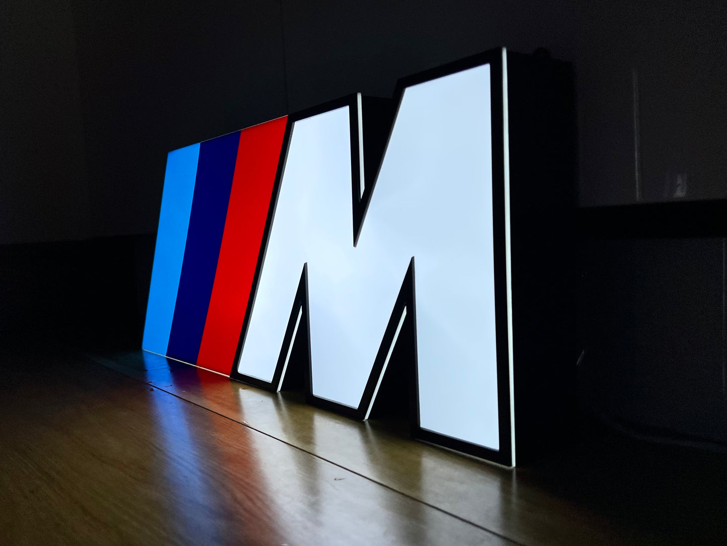 BMW M Power Illuminated Logo Sign #B12