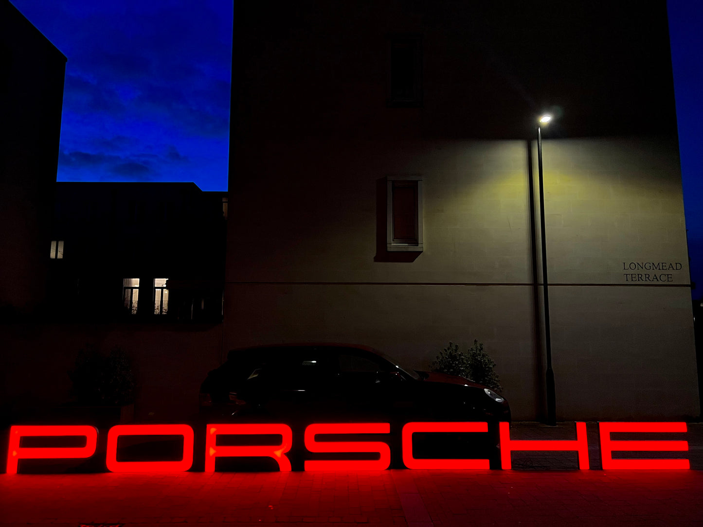 Porsche Dealership Illuminated Sign #D33