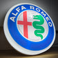 Alfa Romeo Round Illuminated Logo Sign #B4