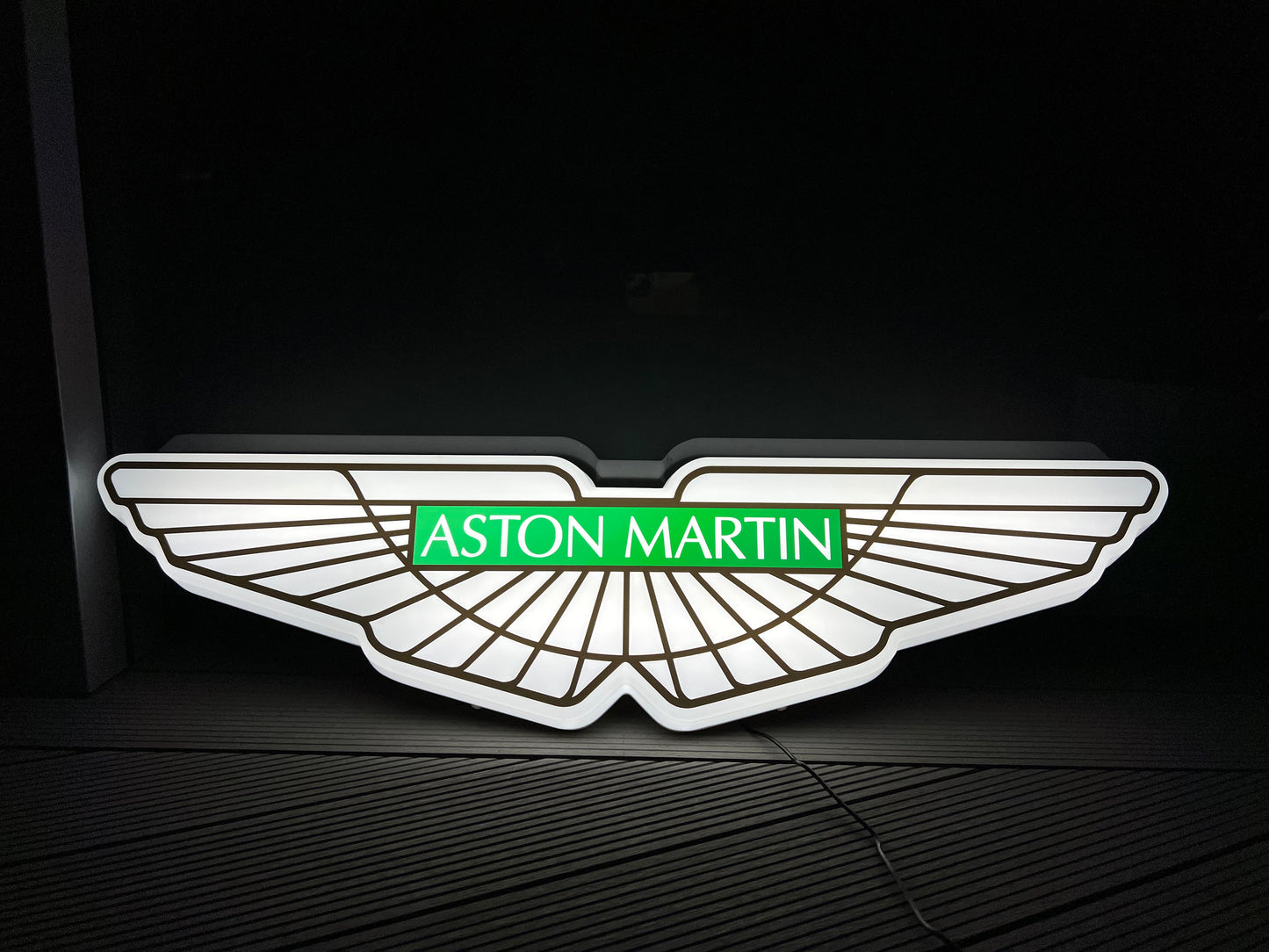 Aston Martin Illuminated Wings Sign #B6