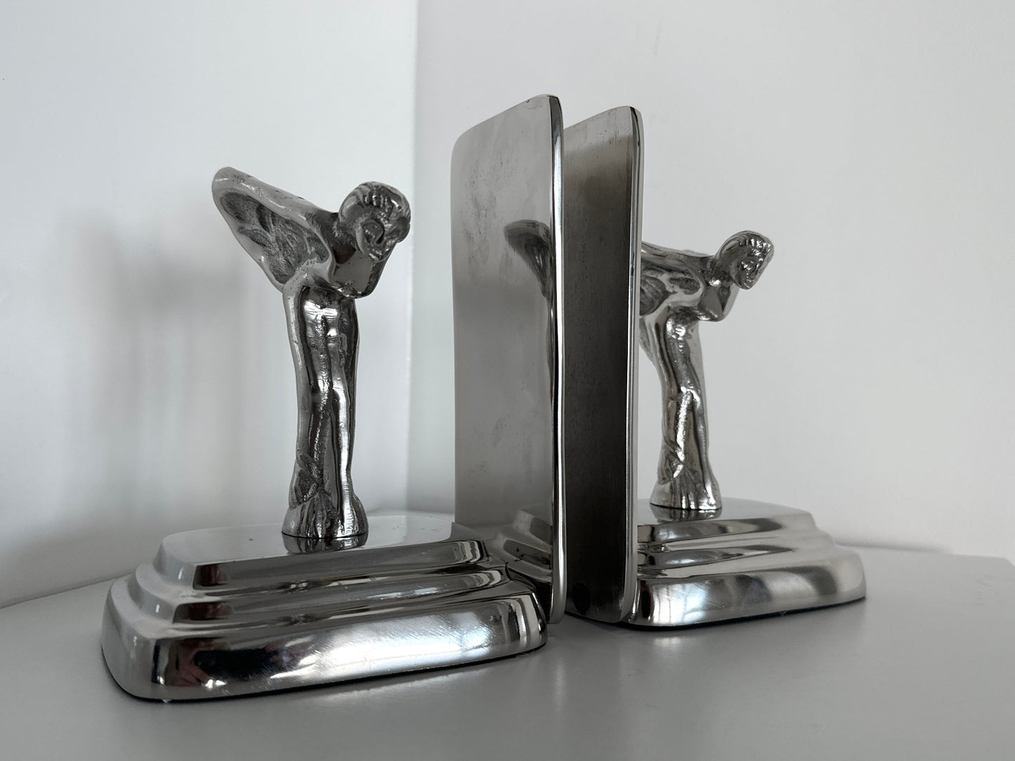 Rolls Royce Art Deco Book Ends #S13