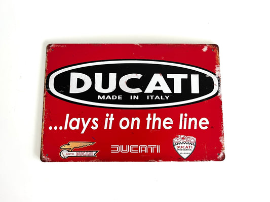 Ducati Metal Sign #A25