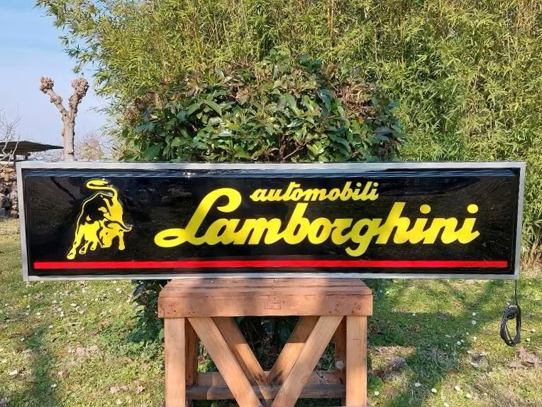 Lamborghini Dealership Illuminated Sign #D37