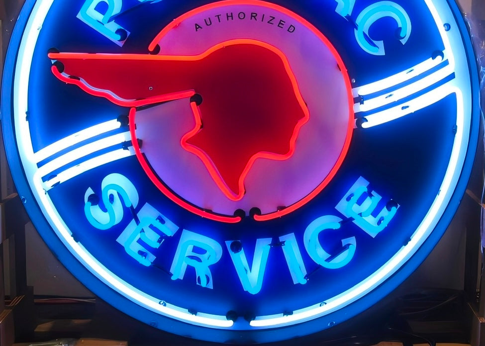 Pontiac Service Neon Sign #N81