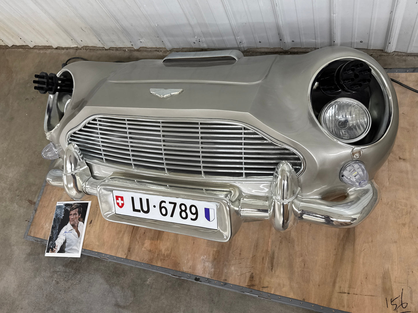 Aston Martin DB5 Full Scale Front Bumper Display Model #P1
