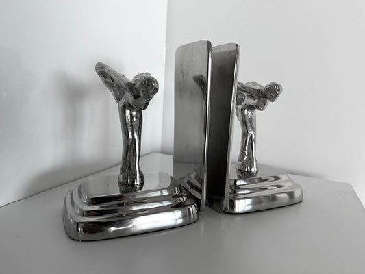 Rolls Royce Art Deco Book Ends #S13