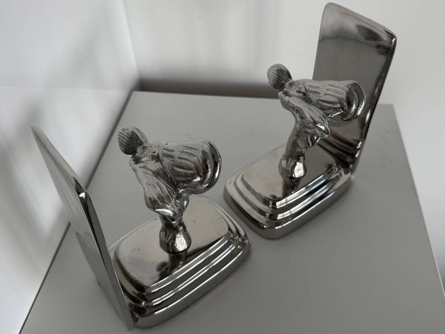 Rolls Royce Art Deco Book Ends #S13