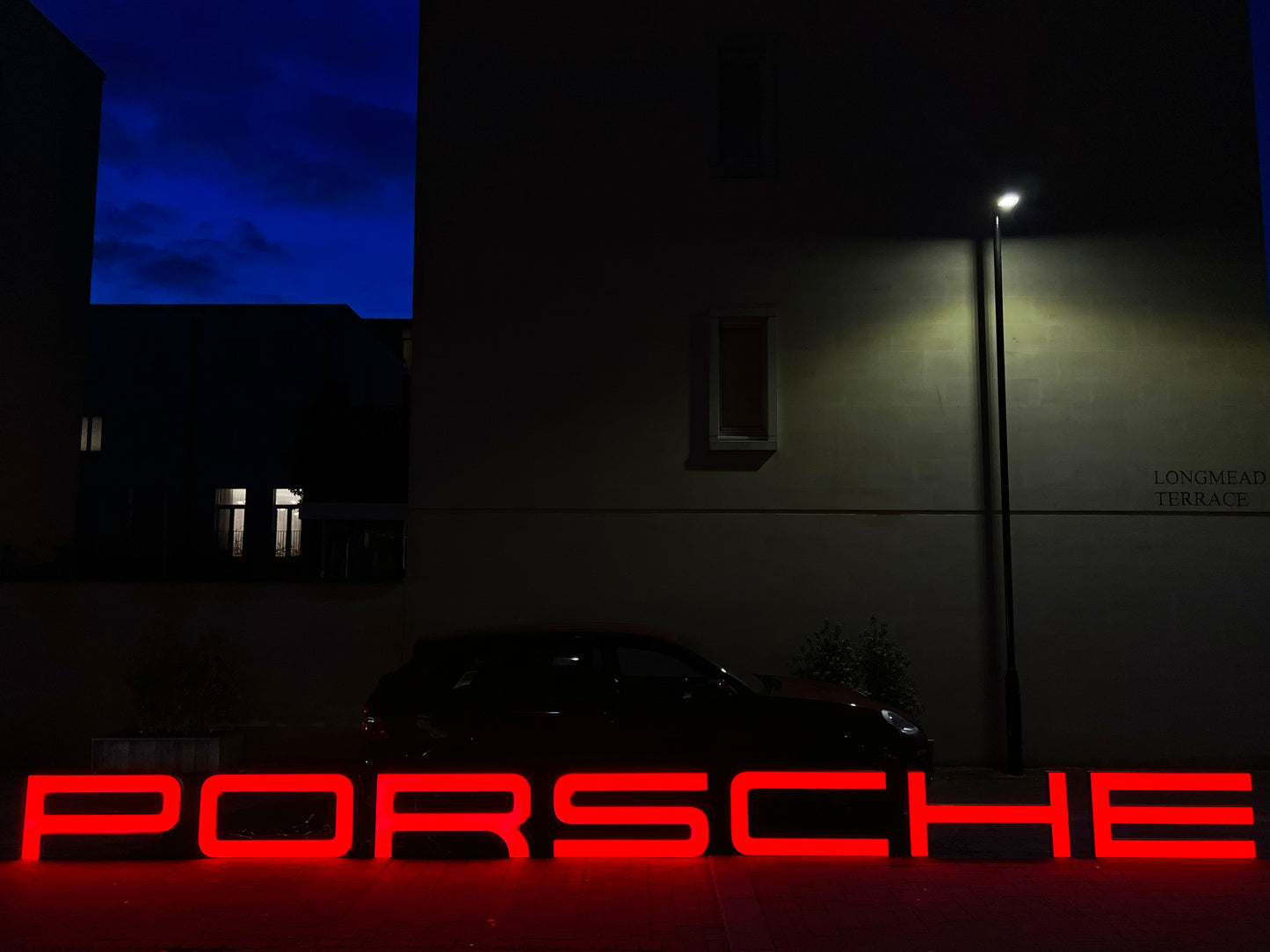Porsche Dealership Illuminated Sign #D33