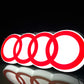 AUDI Rings Illuminated Logo Sign #B8