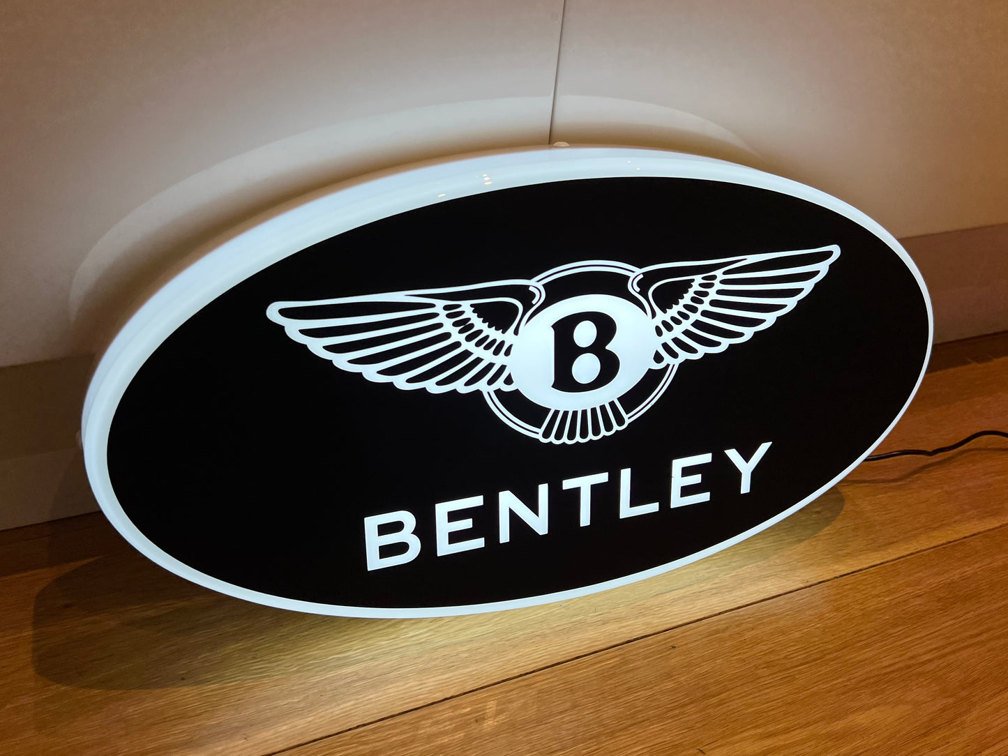 Bentley Black Illuminated Logo Sign #B9