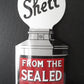 Shell Enamel Pump Sign #A69