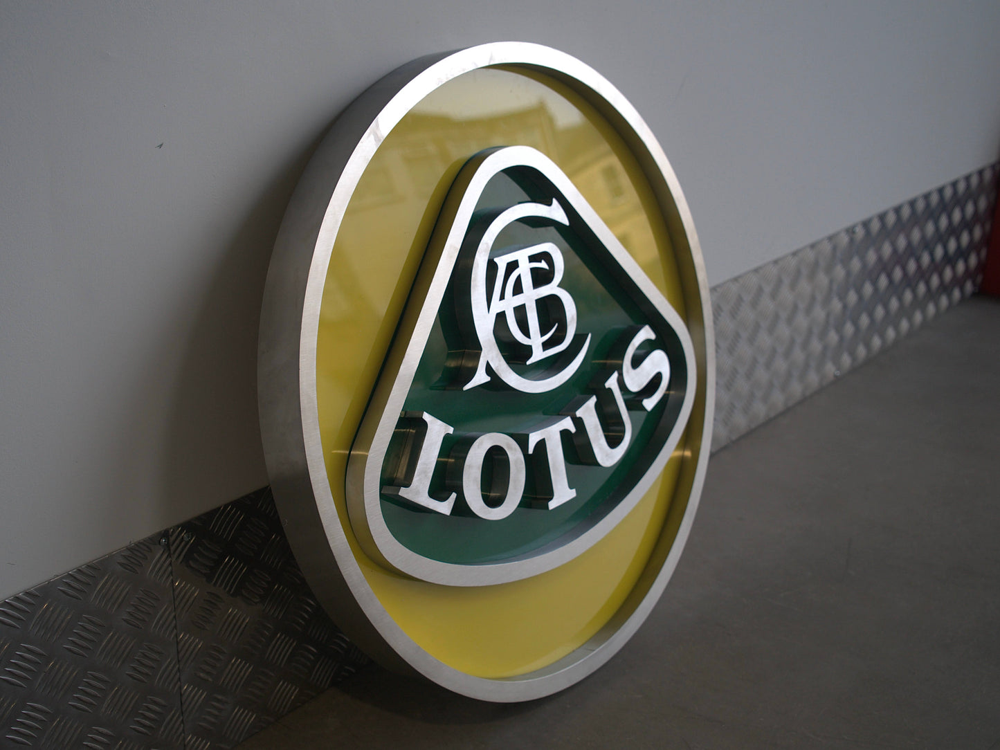 Lotus Dealership Crest Logo Sign #D52