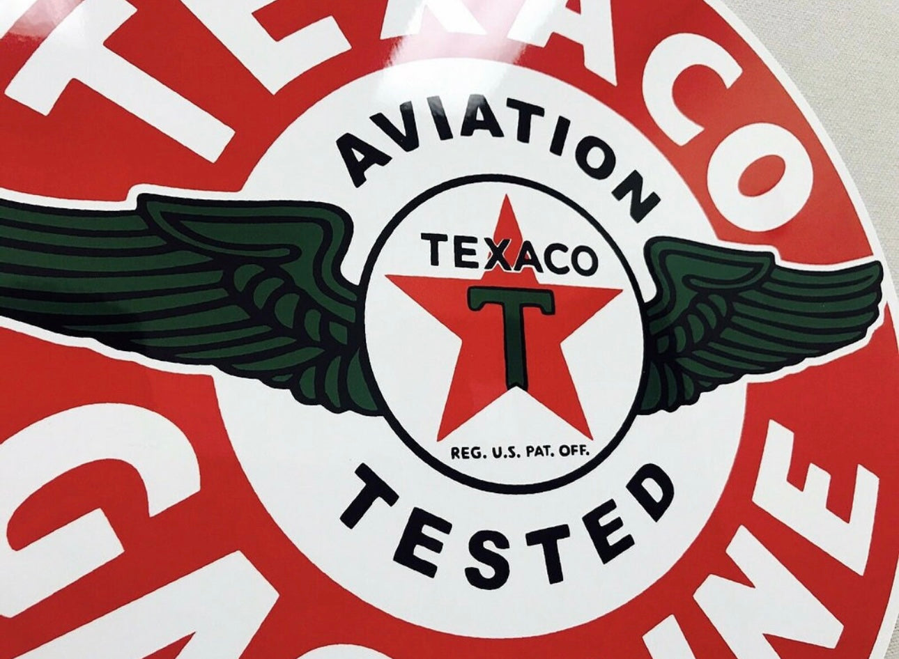 Texaco Enamel Metal Sign #A37