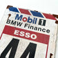 BMW Mobil 1 Esso Vintage Metal Sign #A19