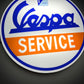 Vespa Service Round Illuminated Logo Sign #B66