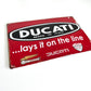 Ducati Metal Sign #A25