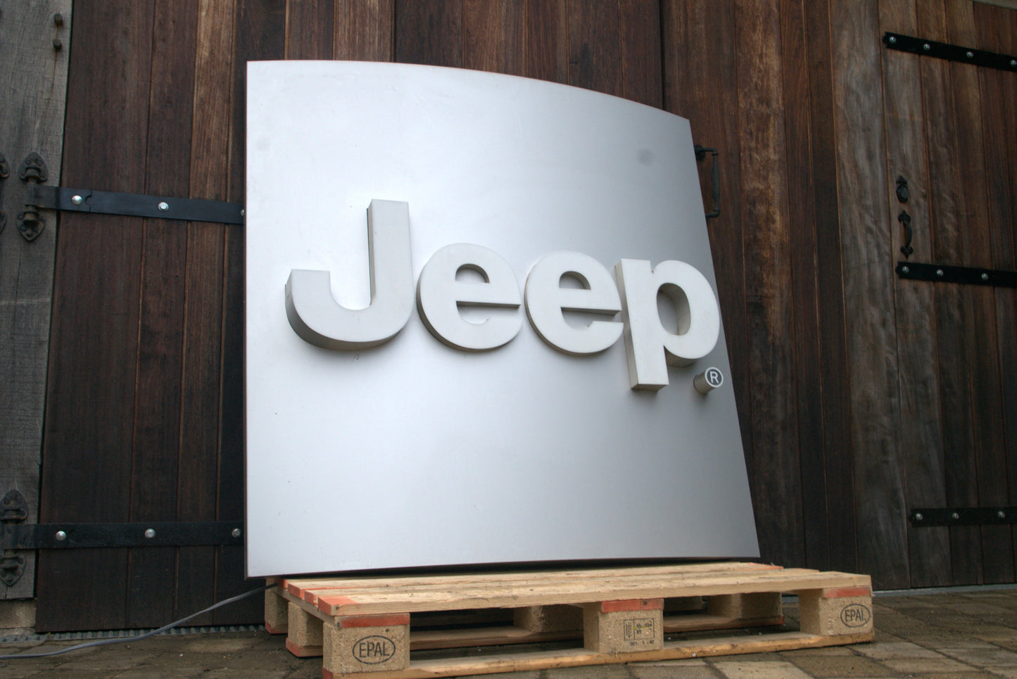 Jeep Dealership Illuminated Logo Sign #D48