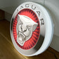 Jaguar Round Illuminated Logo Sign #B40
