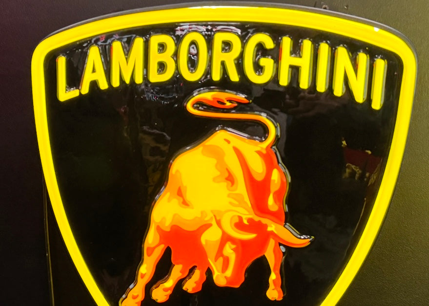 Lamborghini Dealership Illuminated Sign #D27