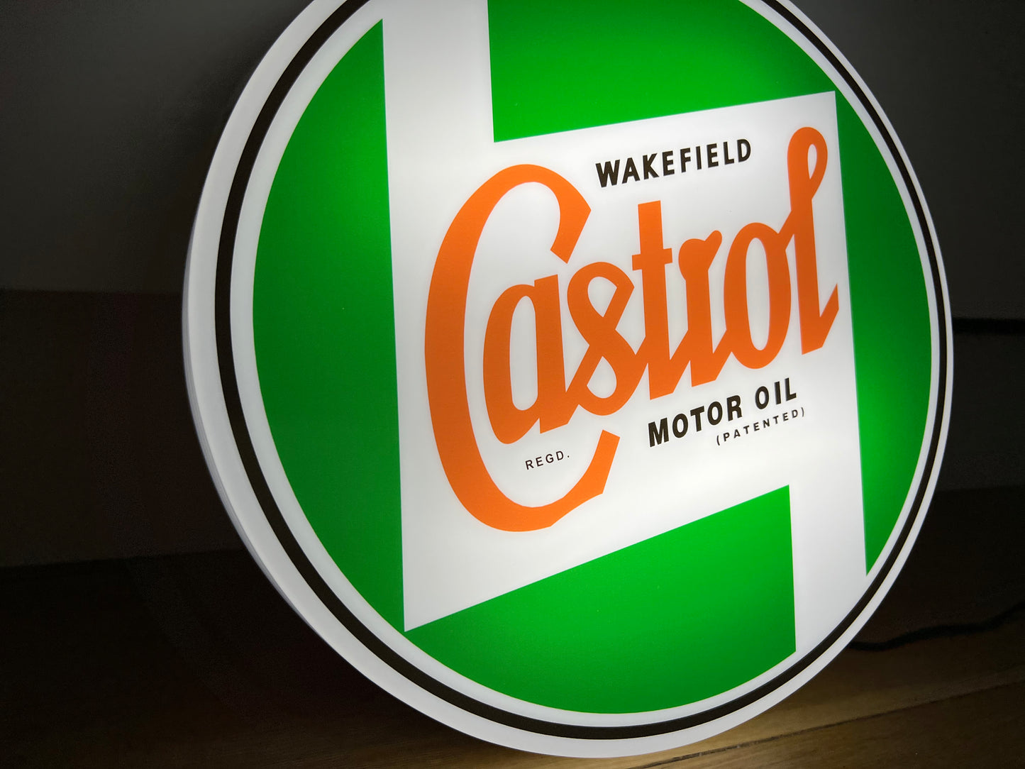 Castrol Illuminated Sign #B18