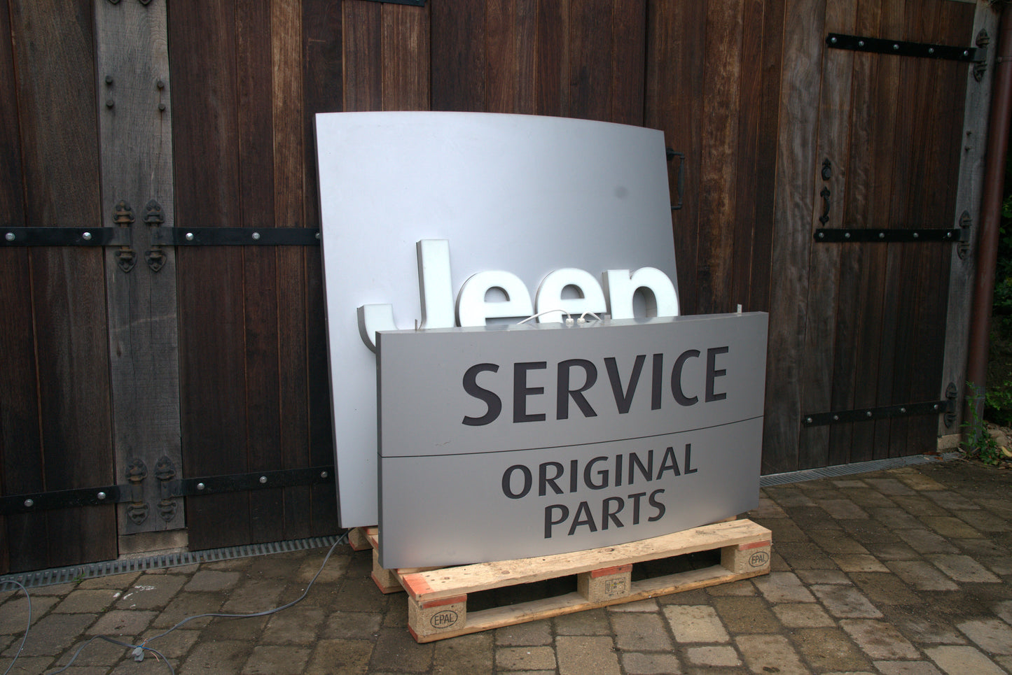 Jeep Dealership Illuminated Logo Sign #D48