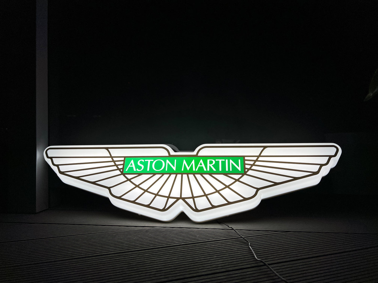 Aston Martin Illuminated Wings Sign #B6